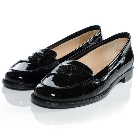 chanel patent loafer|Chanel shoes loafers.